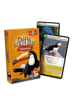 Bioviva Défis Nature - Oiseaux -French Card Game New Sealed Ages 7+